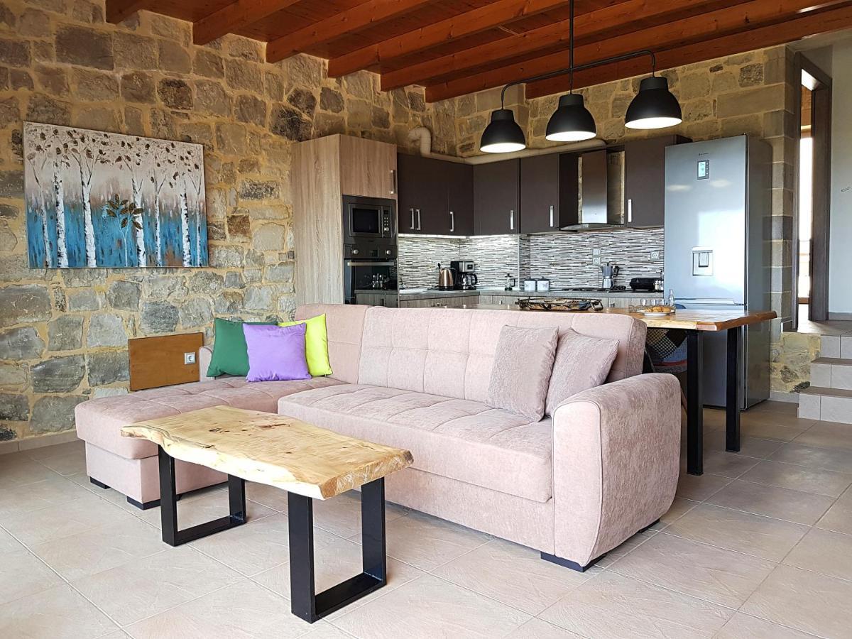 New Villa Kalimera, View To Falasarna Beach Plátanos 외부 사진