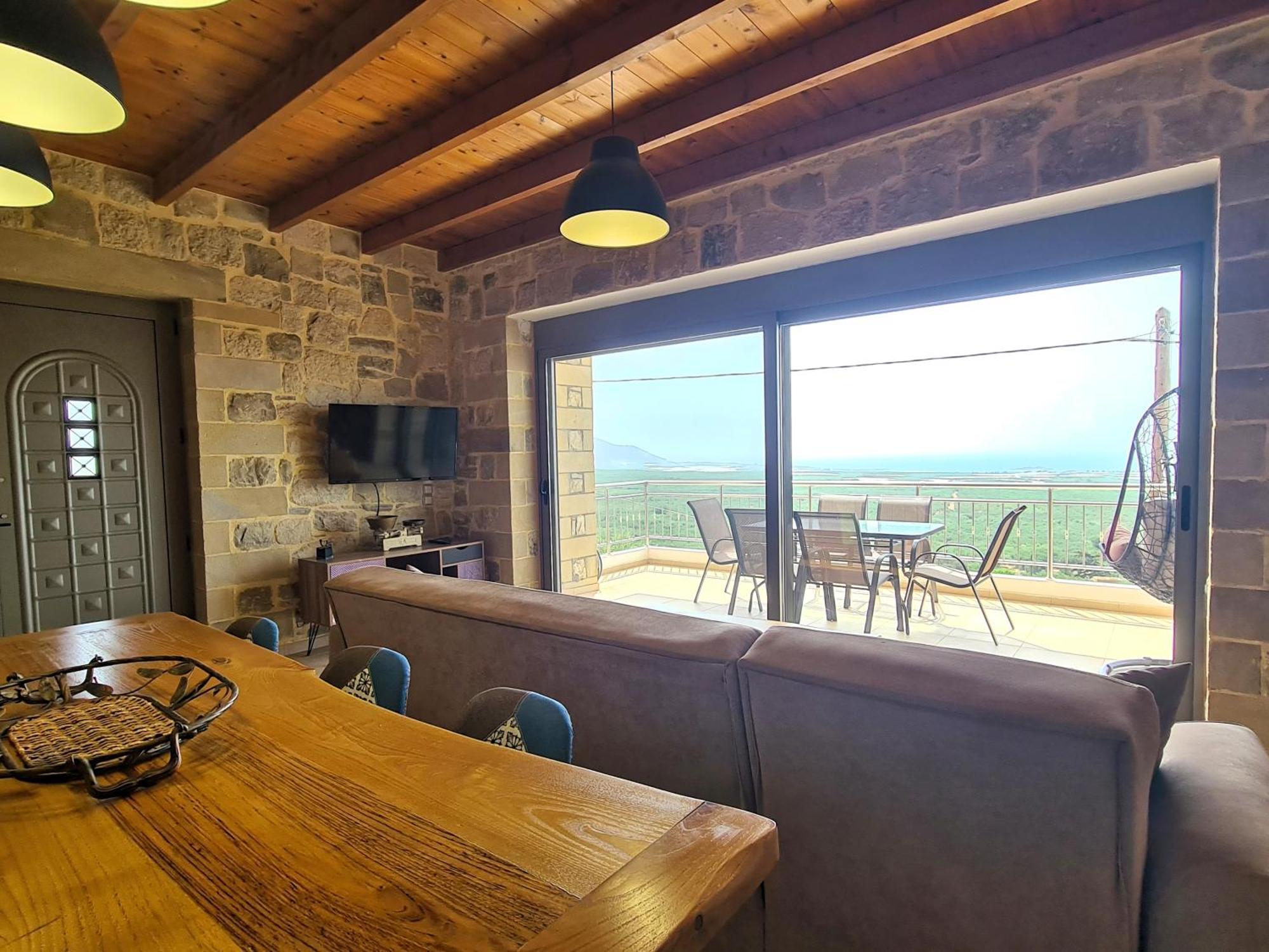 New Villa Kalimera, View To Falasarna Beach Plátanos 외부 사진